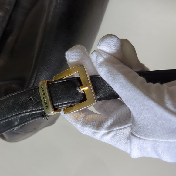 Vintage 90s Signature by Perlina leather shoulder bag - Picture 7 of 7